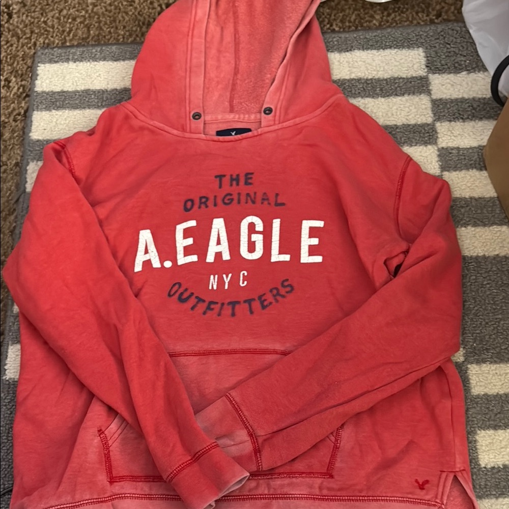 American Eagle Outfitters Red Hoodie